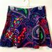 Lilly Pulitzer Skirts | Fun Lilly Pulitzer Flowy Mini Skirt Size 2 | Color: Blue/Red | Size: 2