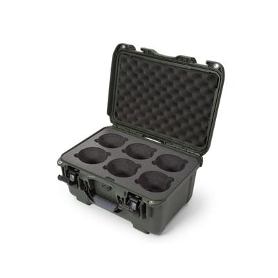 Nanuk Case 918 w/foam insert for 6 Lens Olive Medi...