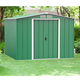 BillyOh Partner Eco Apex Roof Metal Shed - 8x8 Apex Eco - Duramax Eco Metal Shed