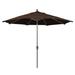 Arlmont & Co. Austan 11' Market Umbrella Metal in Blue/Brown/Indigo | Wayfair DBE75319800B46208A9DC575397083E7