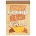 Dicksons Inc Oh My Gourd I Love Fall 2-Sided Polyester 18 x 13 in. Garden Flag in Brown/Orange | 18 H x 13 W in | Wayfair M011838