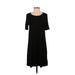 Gap Casual Dress - Shift: Black Solid Dresses - Women's Size Small