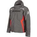 Klim Rift Snowmobile Jacket, grey-red, Size XL