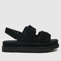 UGG goldenstar slingback sandals in black