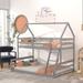 Roan Twin over Full Standard Bunk Bed by Harper Orchard Wood in Gray | 75.5 H x 57.2 W x 79.8 D in | Wayfair 4BD35BA4237C413BA403A6EB917522DB