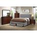 Red Barrel Studio® Upholstered 4 Piece Bedroom Set Upholstered in Brown/Gray | 48 H x 62 W x 85 D in | Wayfair CD71FF44C9D3415D94A7AB1E32F8E91D