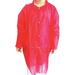 CONDOR 32KF82 Disposable Lab Coat,3XL,Red,PK30