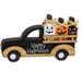 Mini Happy Halloween Pumpkin Truck Wood Sitter - H- 3.75 in. W - 6.00 in. L - 1.00 in.