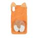 Plush Phone Case Fashion Keji Dog Ass Pattern Phone Cover Winter Warm Shockproof Phone Shell Luxury Cover Fluffy Back Case Cover Compatible for iPhone X and XS