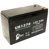 Compatible APC RBC2 Battery - Replacement UB1270 Universal Sealed Lead Acid Battery (12V 7Ah 7000mAh F1 Terminal AGM SLA) - Includes TWO F1 to F2 Terminal Adapters