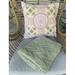 sage throw with blush and sage coordinating pillow.