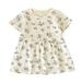ZRBYWB Baby Baby Girls Dresses Cotton Dresses Summer Little Girl Rompers Party Dress