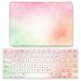 Rainbow Aurora Case for MacBook Air (11-inch Models: A1370 / A1465) Hard Shell Case with Keyboard Cover Set - C