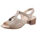 Sandalette ARA "LUGANO" Gr. 4,5 (37,5), beige (sand) Damen Schuhe Sandaletten