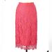 J. Crew Skirts | J Crew Lace Skirt Nwt Sz 6 | Color: Pink | Size: 6