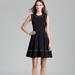 Kate Spade Dresses | Kate Spade Hope Fit & Flare Dress Size 14 Black With White Piping Detail - Lbd | Color: Black/White | Size: 14