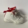 Nike Shoes | Air Jordan 12 Retro Ps 'Fiba Little Kids Sneakers Size 12c | Color: White | Size: 12b