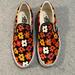 Vans Shoes | *Nwot* Vans Multi Colored Flowers Classic Slip Ons | Color: Black/Red | Size: Mens 9/Woman’s 10.5