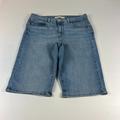 Levi's Shorts | Levi's Jean Shorts Women's 28 Bermuda Shorts Blue Fade Stretch Denim Shorts | Color: Blue | Size: 28