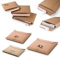 Cardboard Envelopes Peel and Seal Strong Board Packaging Postal Mailing Shipping Postal Royal Mail Large Letter Posting Envelopes (334x234mm), 50 Envelopes)