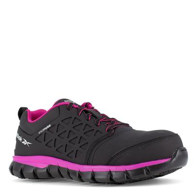 Reebok Work Sublite Cushion Work EXOFUSE Composite Toe - Womens 9 Black Oxford W