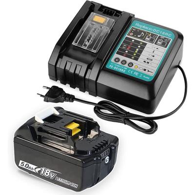 Akkus für Elektrowerkzeug Teetok Kompatibel mit Makita-Akku 18-Volt-Ladegerät mit Akkus. 5,5 Image