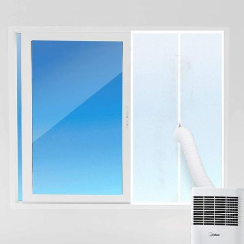 Tür- und Fensterabdichtung für tragbare Klimaanlage Ablufttrockner Luftentfeuchter, 150cm x 45cm /