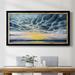 Dovecove Anastasia Island Sunset III - Single Picture Frame Print on Canvas Canvas, Solid Wood in Black | 25 H x 45 W x 2.5 D in | Wayfair