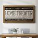 Trinx Home Theater - Single Picture Frame Textual Art on Canvas Canvas, Solid Wood in Gray | 21 H x 37 W x 1 D in | Wayfair