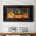 Trinx Jack O'Lantern Mat - Single Picture Frame Print on Canvas Canvas, Solid Wood in Black/Orange/Yellow | 29 H x 53 W x 1 D in | Wayfair