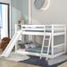 Granderson Full Over Full Standard Bunk Bed by Harriet Bee Wood in White | 49.6 H x 95.5 W x 78.8 D in | Wayfair 47B9C5B8210941818CFAB0D24959D261