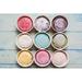 Ebern Designs Ice Cream In Cups by - Wrapped Canvas Photograph Canvas in Blue/Green/Pink | 8 H x 12 W x 1.25 D in | Wayfair