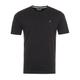 Farah Mens Eddie Crew T-Shirt in Black Cotton - Size Medium