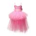 LOVEBAY Girls Tutu Dress Tulle Evening Wedding Birthday Party Dresses Ball Gown Princess Dresses