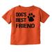 Dogs Mans Best Friend Cute Toddler Boy Girl T Shirt Infant Toddler Brisco Brands 5T
