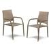Muse & Lounge Co. Duduk 3-Piece Outdoor PE Wicker / Rattan Bistro Set in Natural