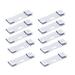 10Pieces Vertical Blind Repair Vane Savers Blind Repair Clip Vertical Blind Repair Tabs Window Blinds Replacement White