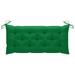 Festnight Garden Bench Cushion Green 47.2x19.7 x2.8 Fabric