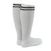 Lian Style Boy s 1 Pair Knee-high Sports Socks for Baseball/Soccer/Lacrosse XL002 S White