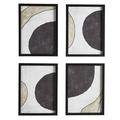 47th & Main CMR174 Framed Painting - Circle - Set of 4