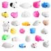 amousa Animals 80Pcs Decompression Toys Mini Stress Relief Toys Animals Random Party Favour Toys With Storage Box Toy For Kids