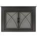 Pleasant Hearth Albus Collection Fireplace Glass Door Large