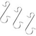 100 Pcs Christmas Ornament Hooks Christmas Tree Hangers Christmas Tree Decorating Metal Wire Ornament Hooks Wire Hangers(White)