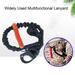 harmtty Mountaineering Rope Strong Load-bearing Multipurpose Good Tensile Nylon Tactical Braided Hand Rope Outdoor Supplies