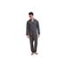 Men's Big & Tall Knit Pajama Set Pajamas by Hanes in Charcoal (Size 3XL)