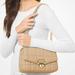 Michael Kors Bags | Michael Kors Soho Large Quilted Leather Shoulder Bag | Color: Cream/Tan | Size: 9.75”W X 6.5”H X 3.5”D