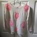 American Eagle Outfitters Tops | American Eagle Cream And Pink Sweatshirt | Color: Cream/Pink | Size: S
