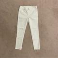 American Eagle Outfitters Jeans | American Eagle Super Super Stretch High Rise Skinny Jegging, White, Size 4l, Euc | Color: White | Size: 4 Long