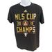 Adidas Shirts | Adidas Mens M Graphic T Shirt 2018 Atlanta United Mls Cup Champs | Color: Black/Gold | Size: M