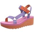 Fly London Women's YEFA726FLY Sandal, Orange/Violet (Rose), 4 UK